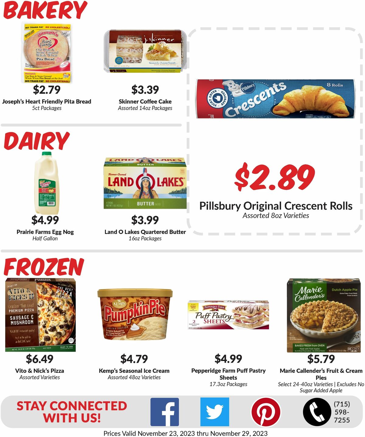 Woodmans Food Market Weekly Ad from November 23