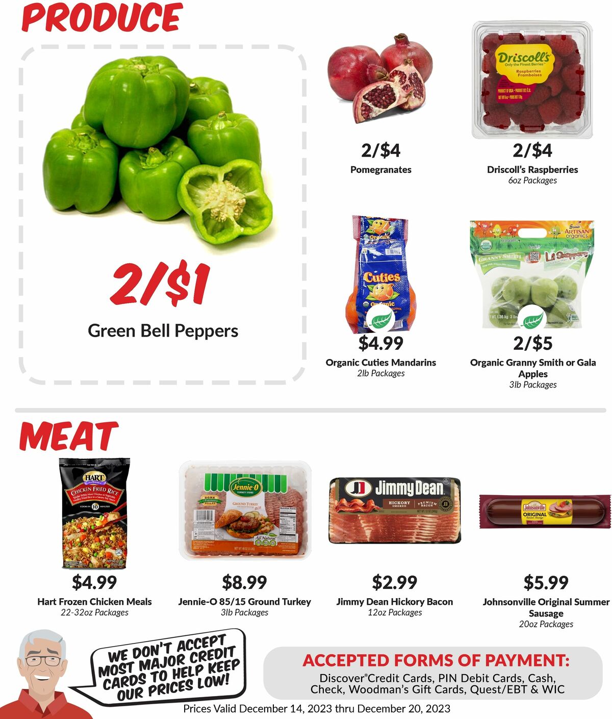 Woodmans Food Market Weekly Ad from December 14