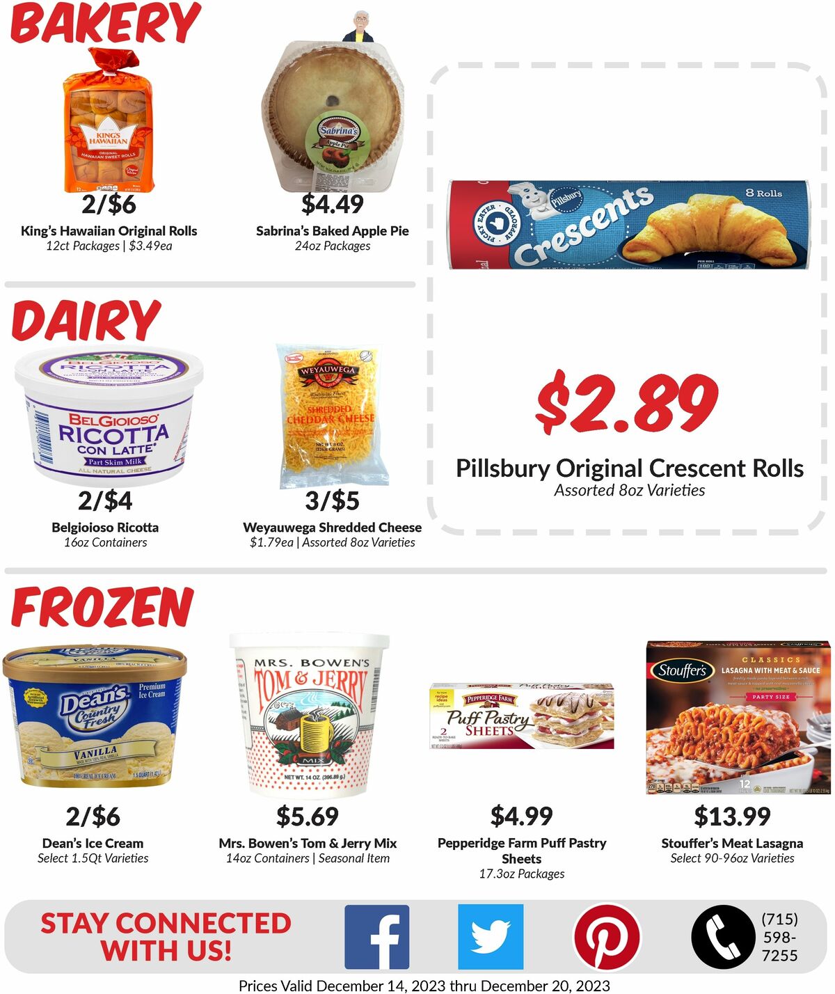 Woodmans Food Market Weekly Ad from December 14