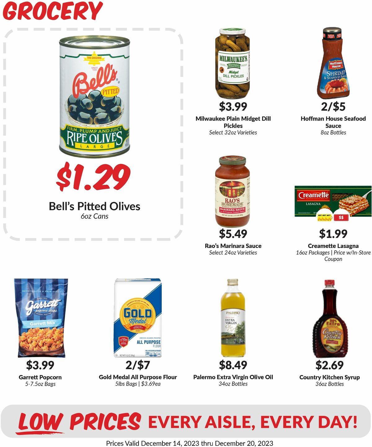 Woodmans Food Market Weekly Ad from December 14