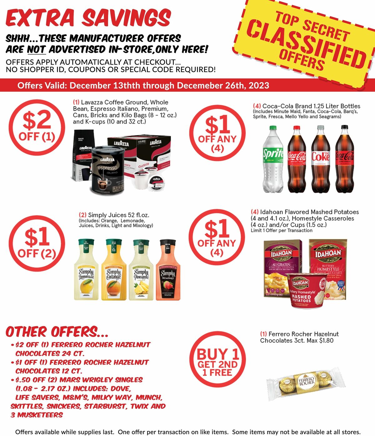 Woodmans Food Market Weekly Ad from December 14