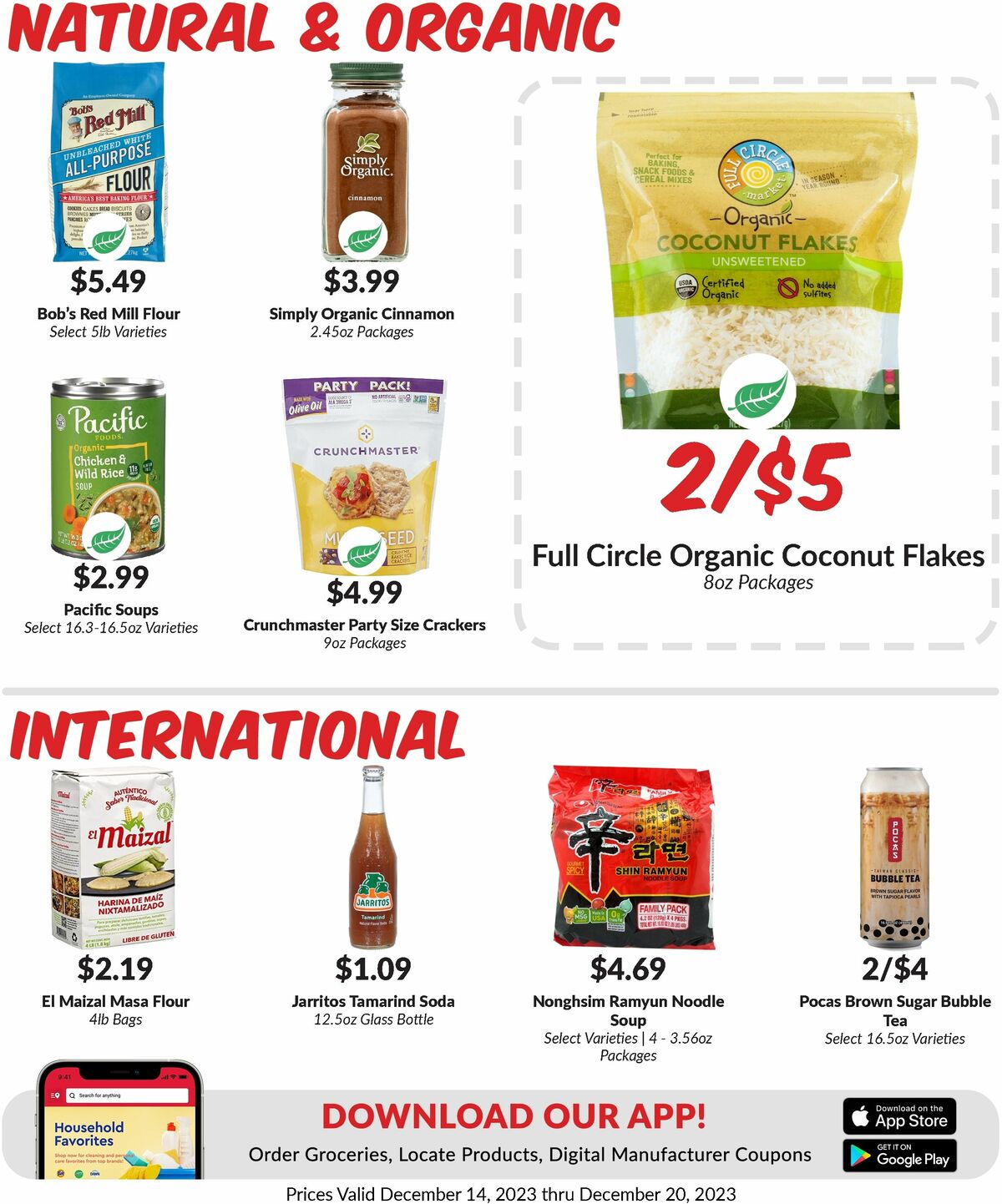 Woodmans Food Market Weekly Ad from December 14