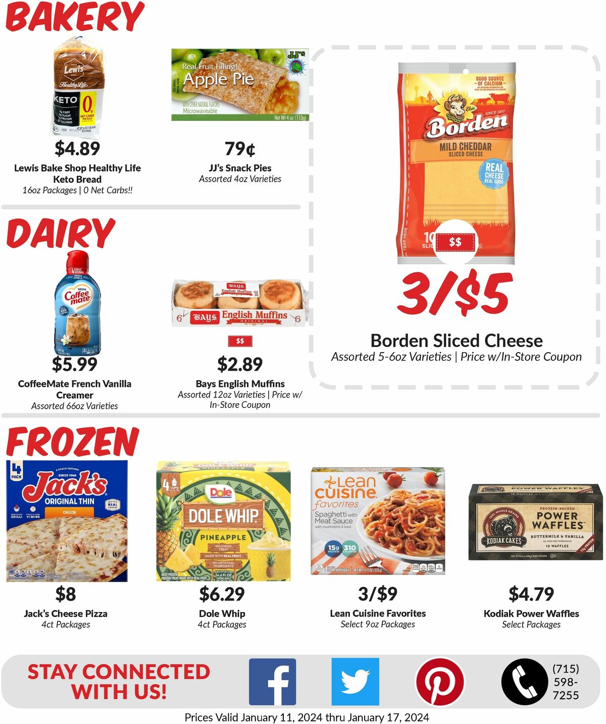 Woodmans Food Market Weekly Ad from January 11