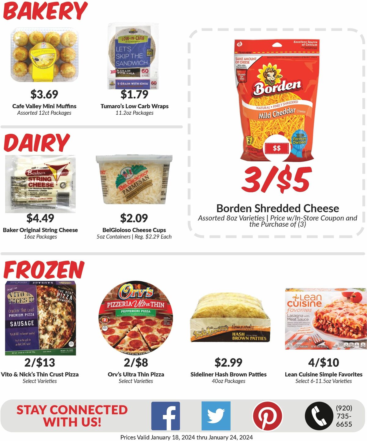 Woodmans Food Market Weekly Ad from January 18