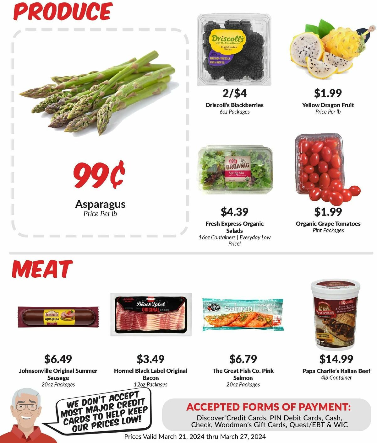 Woodmans Food Market Weekly Ad from March 21