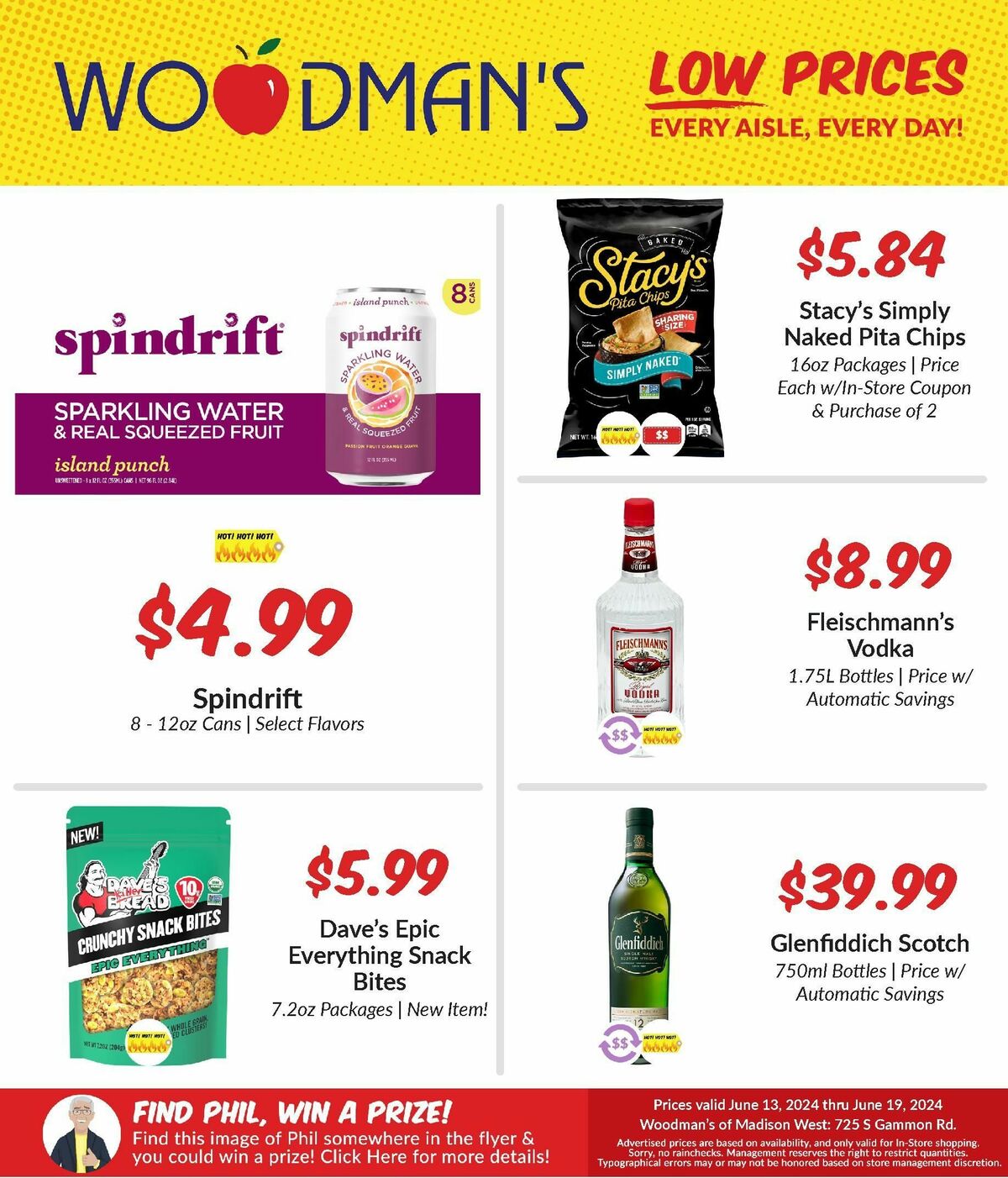 Woodmans Food Market Weekly Ad from June 13