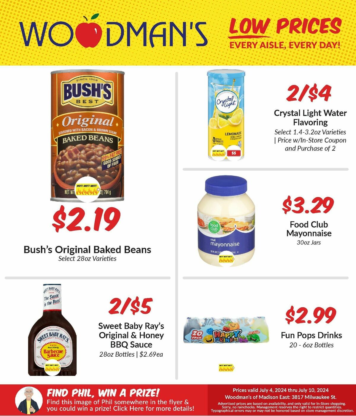 Woodmans Food Market Weekly Ad from July 4