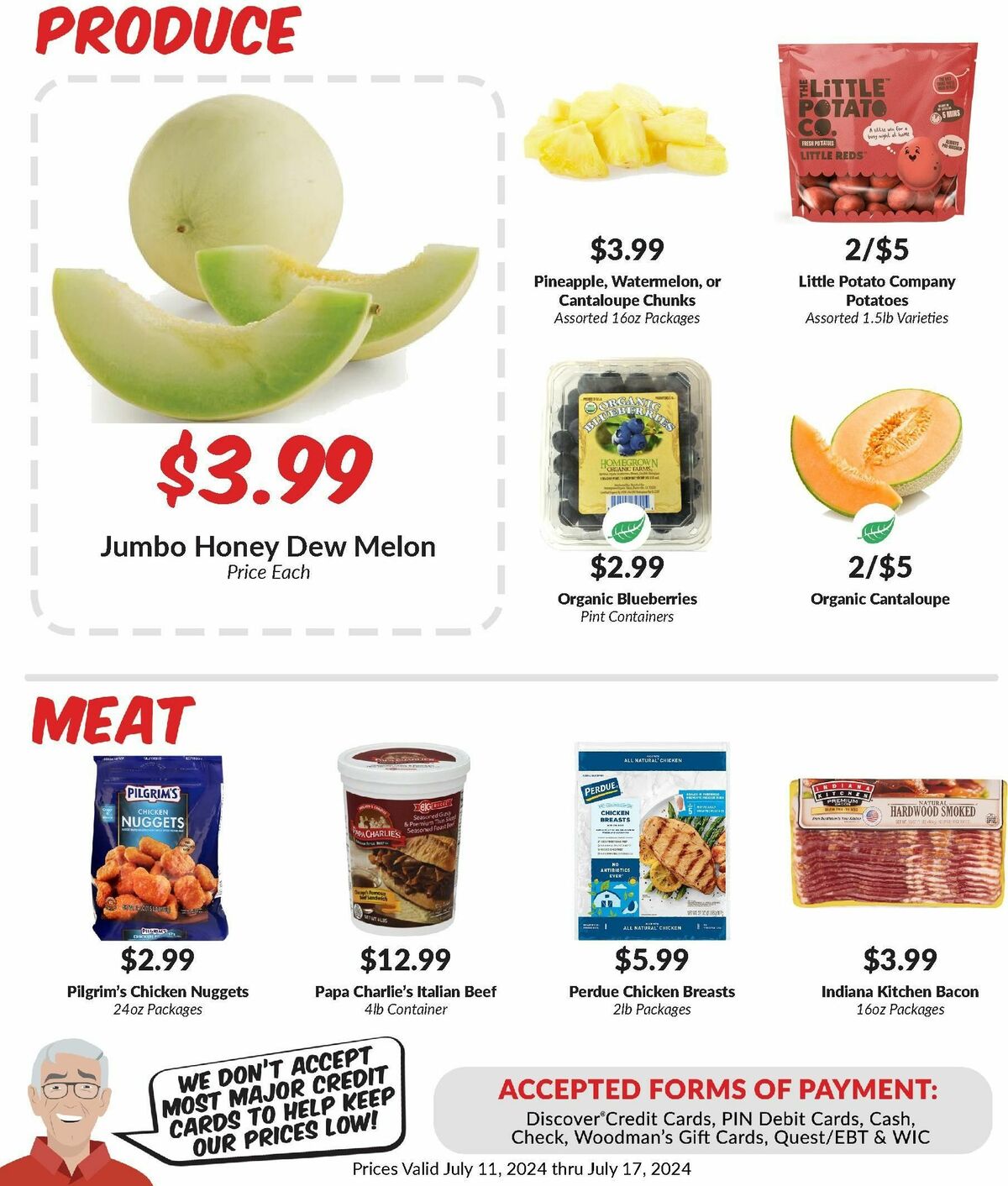 Woodmans Food Market Weekly Ad from July 11