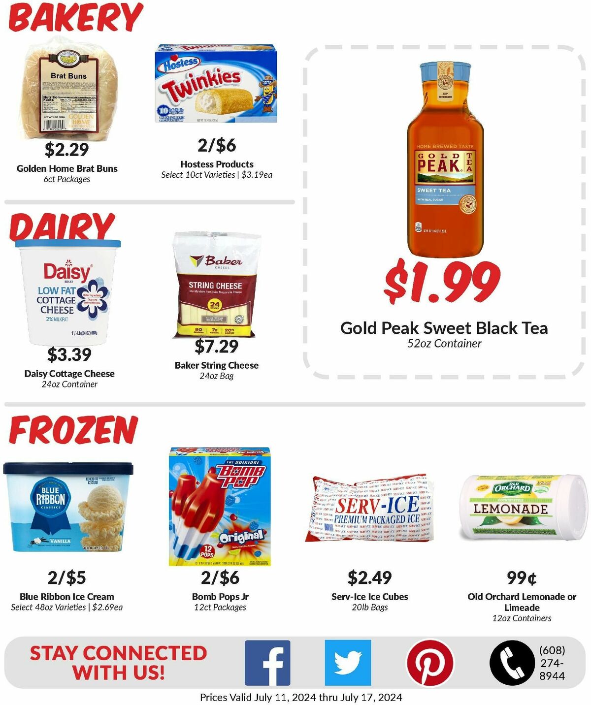 Woodmans Food Market Weekly Ad from July 11