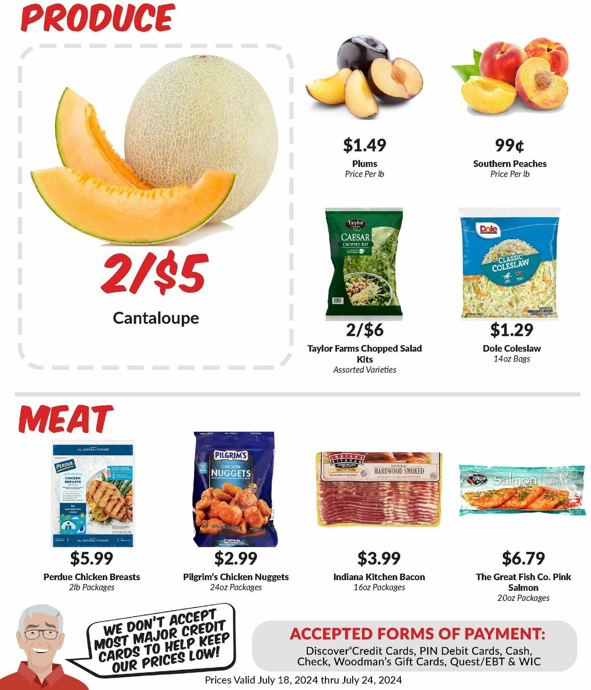 Woodmans Food Market Weekly Ad from July 18