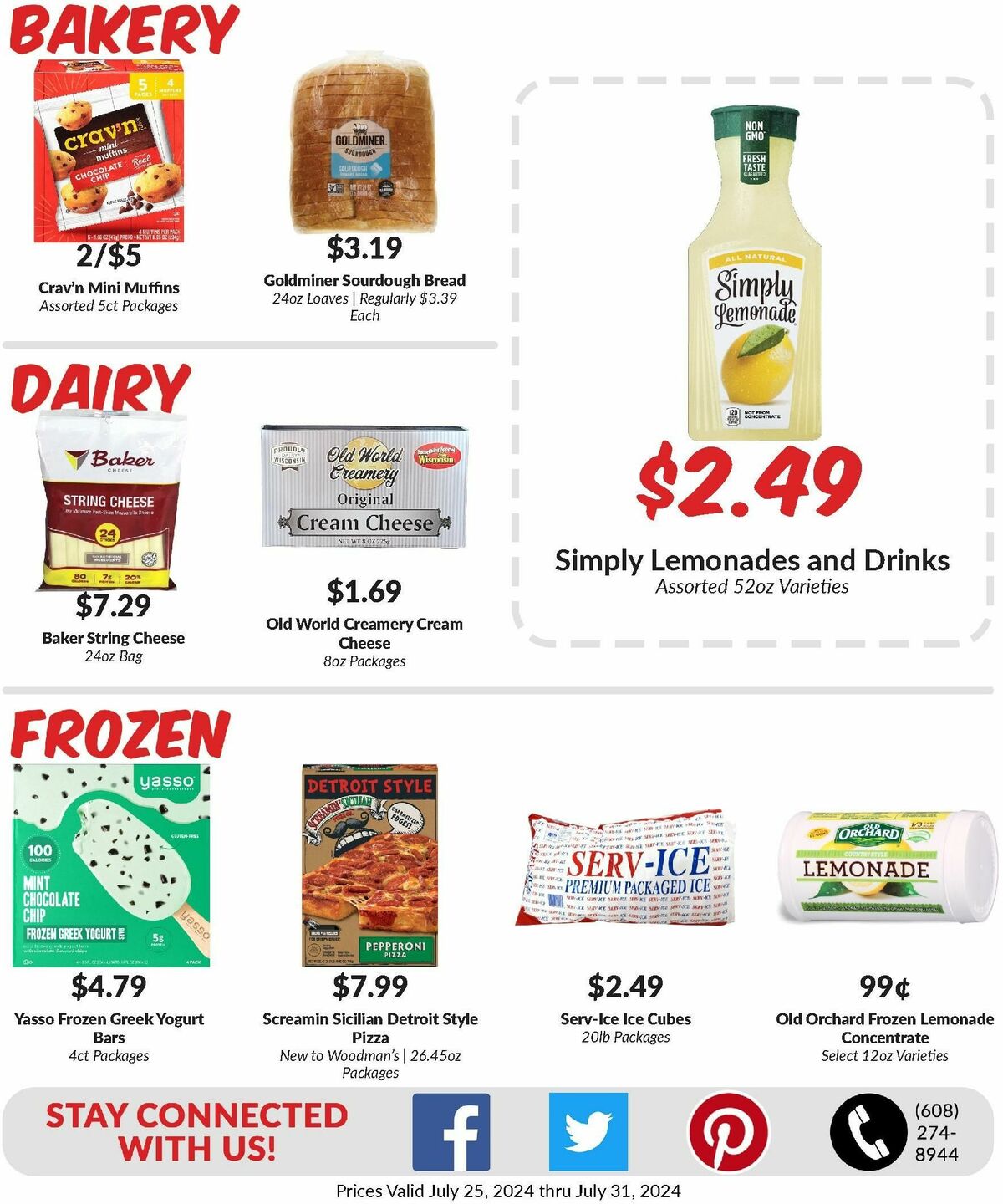 Woodmans Food Market Weekly Ad from July 25