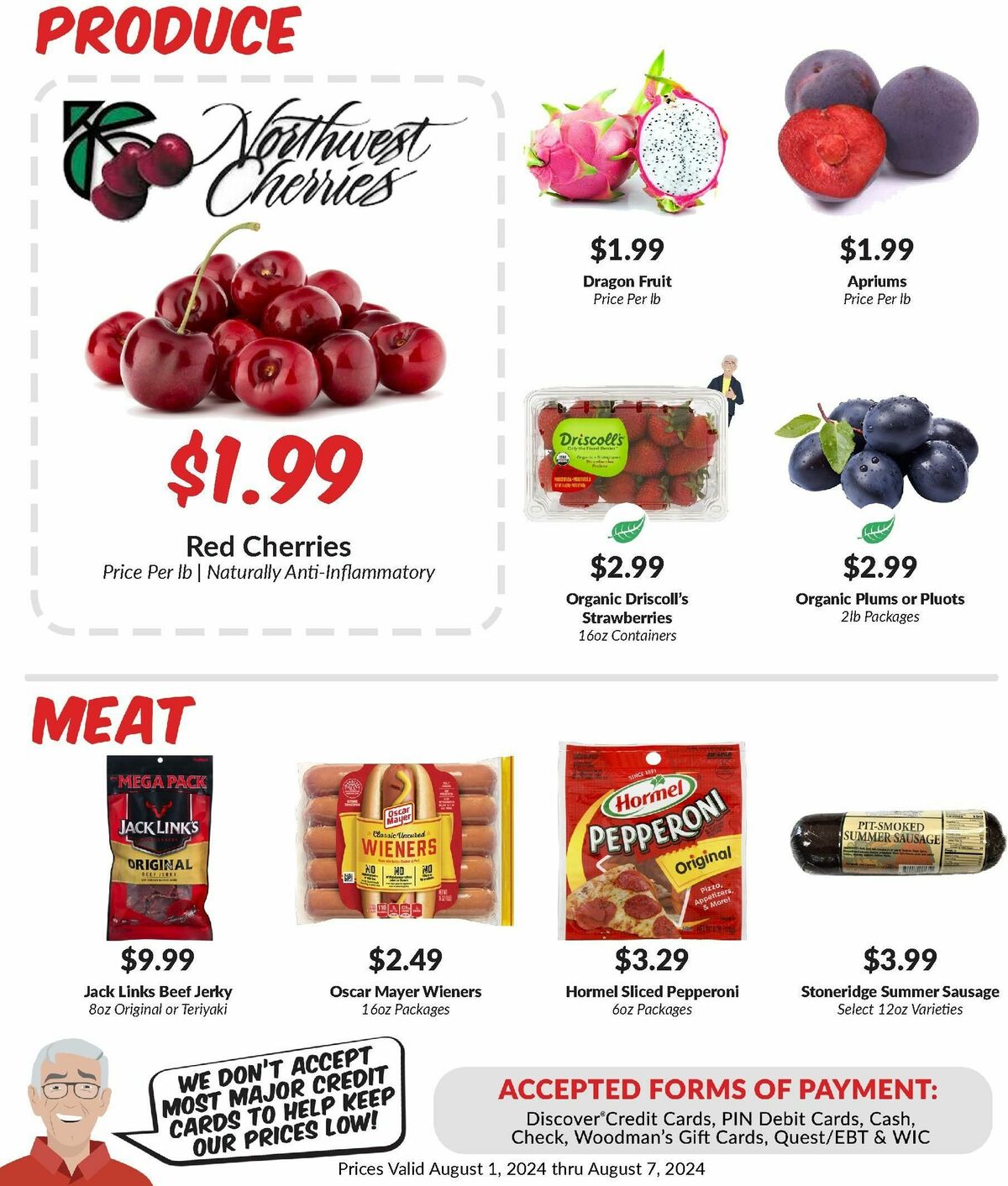 Woodmans Food Market Weekly Ad from August 1