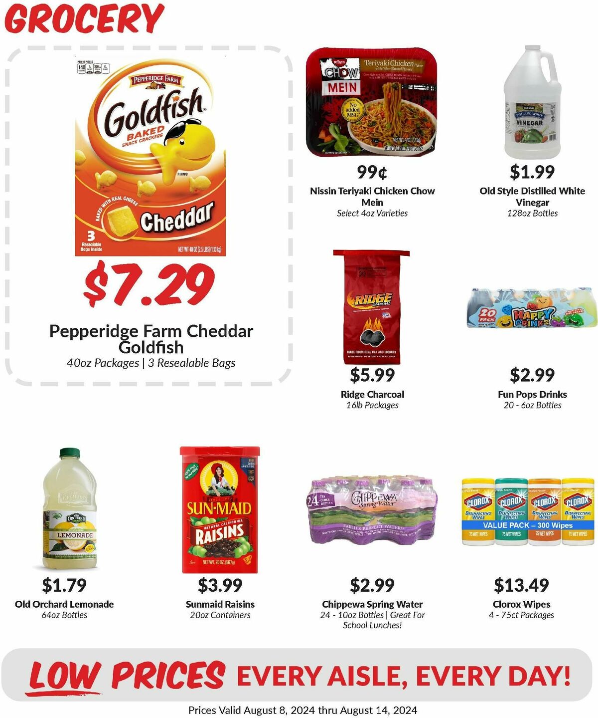 Woodmans Food Market Weekly Ad from August 8