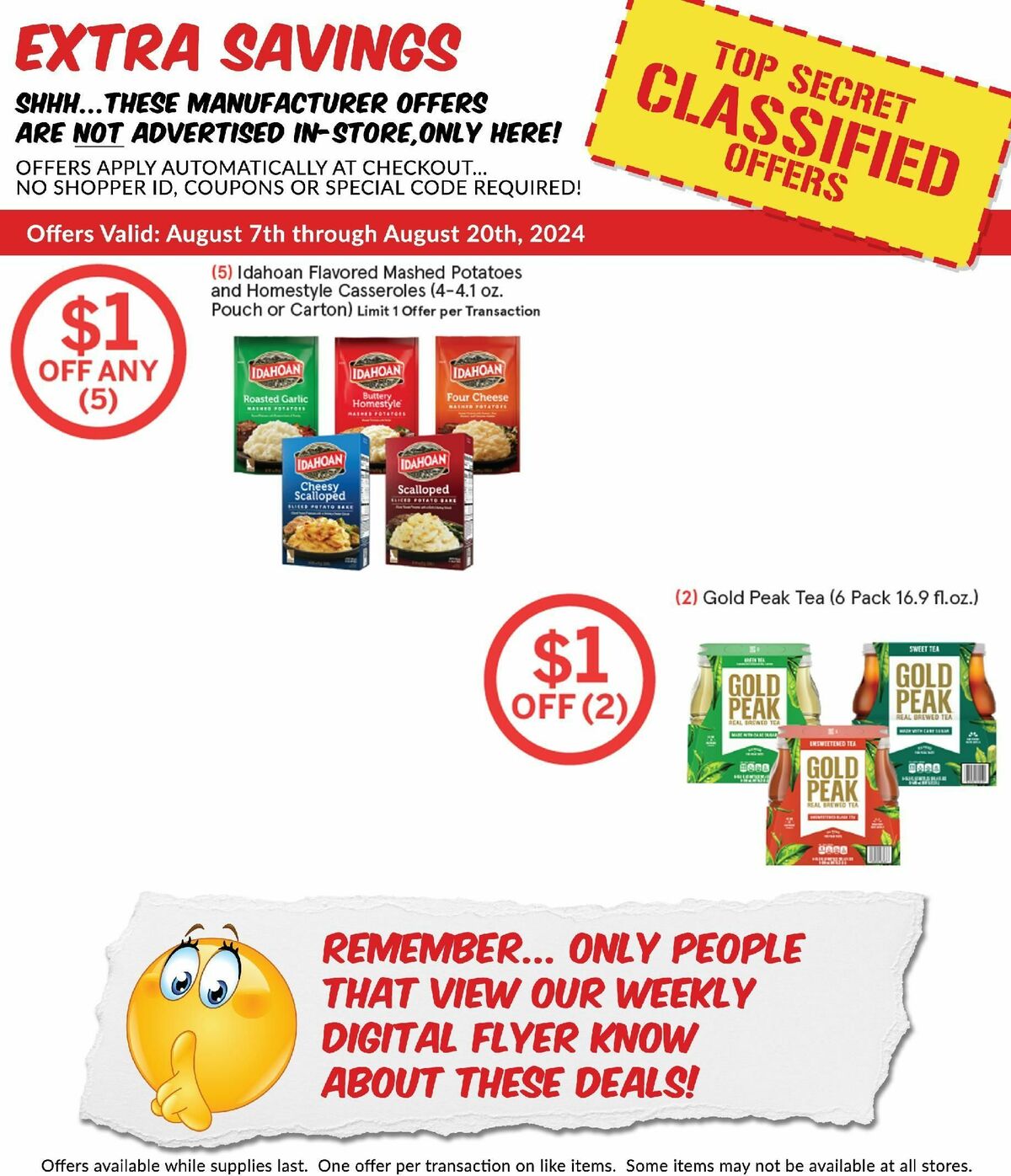 Woodmans Food Market Weekly Ad from August 8