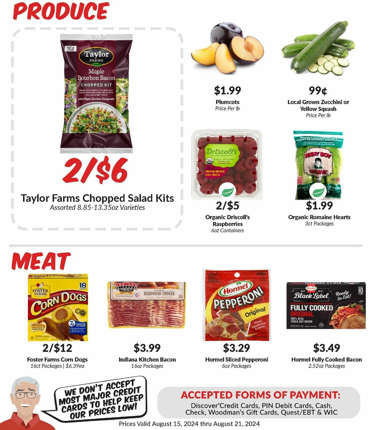 Woodmans Food Market Weekly Ad from August 15