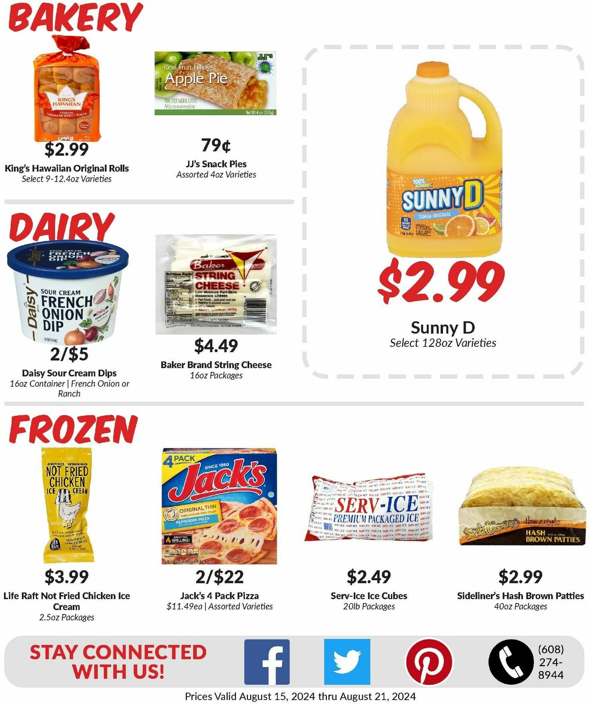 Woodmans Food Market Weekly Ad from August 15