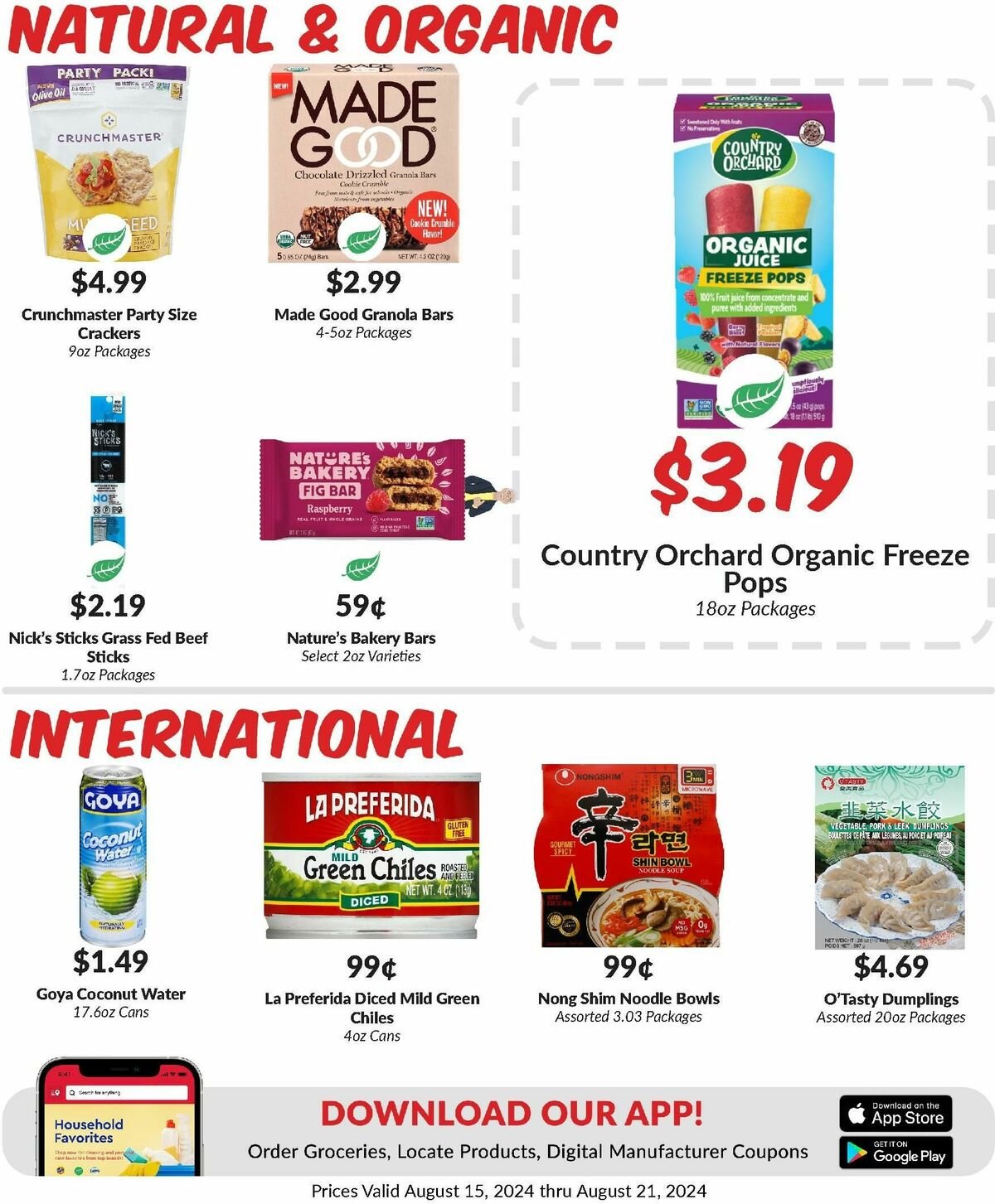 Woodmans Food Market Weekly Ad from August 15