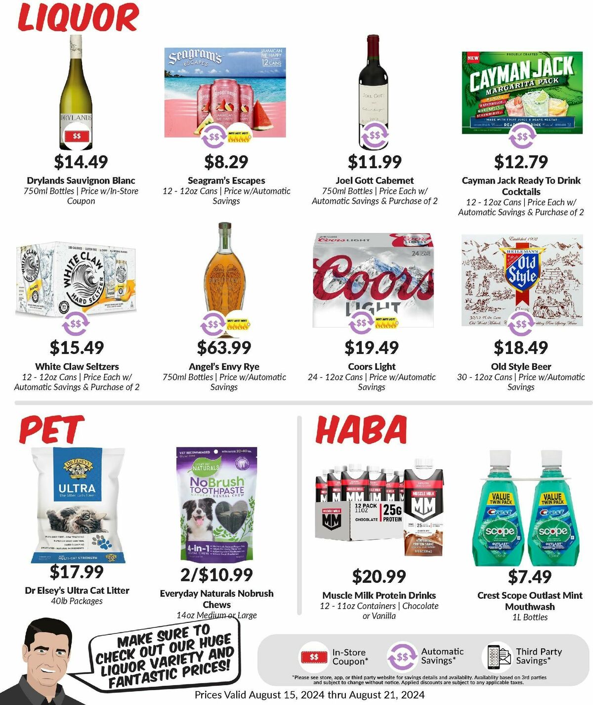 Woodmans Food Market Weekly Ad from August 15