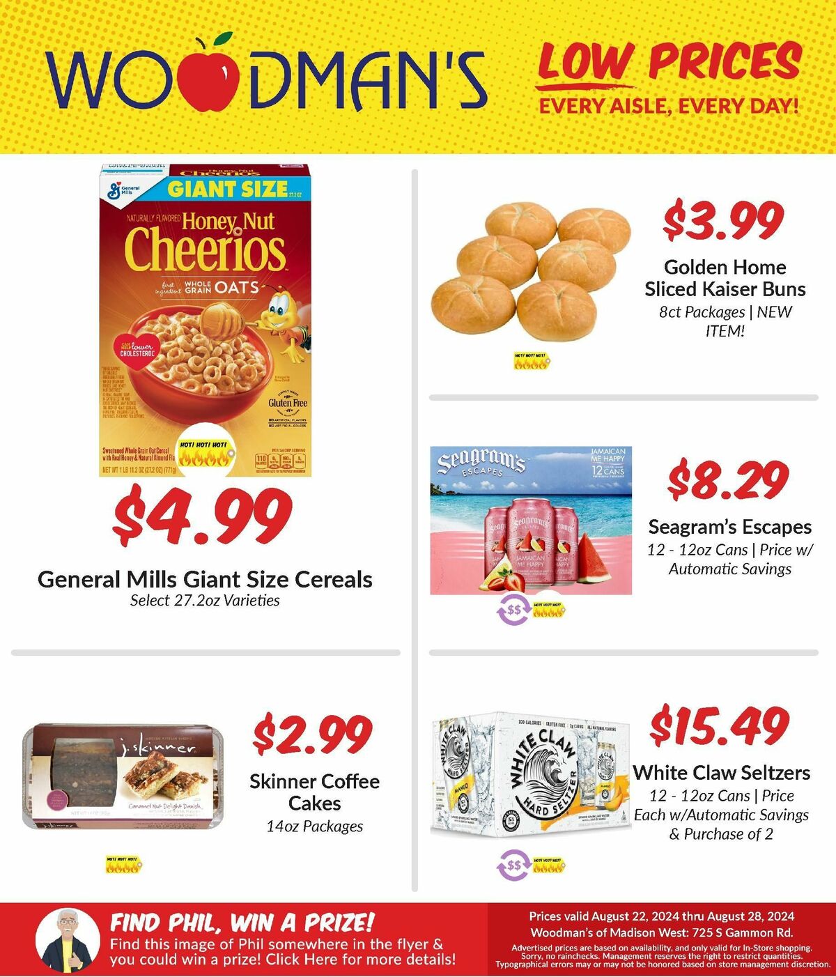 Woodmans Food Market Weekly Ad from August 22