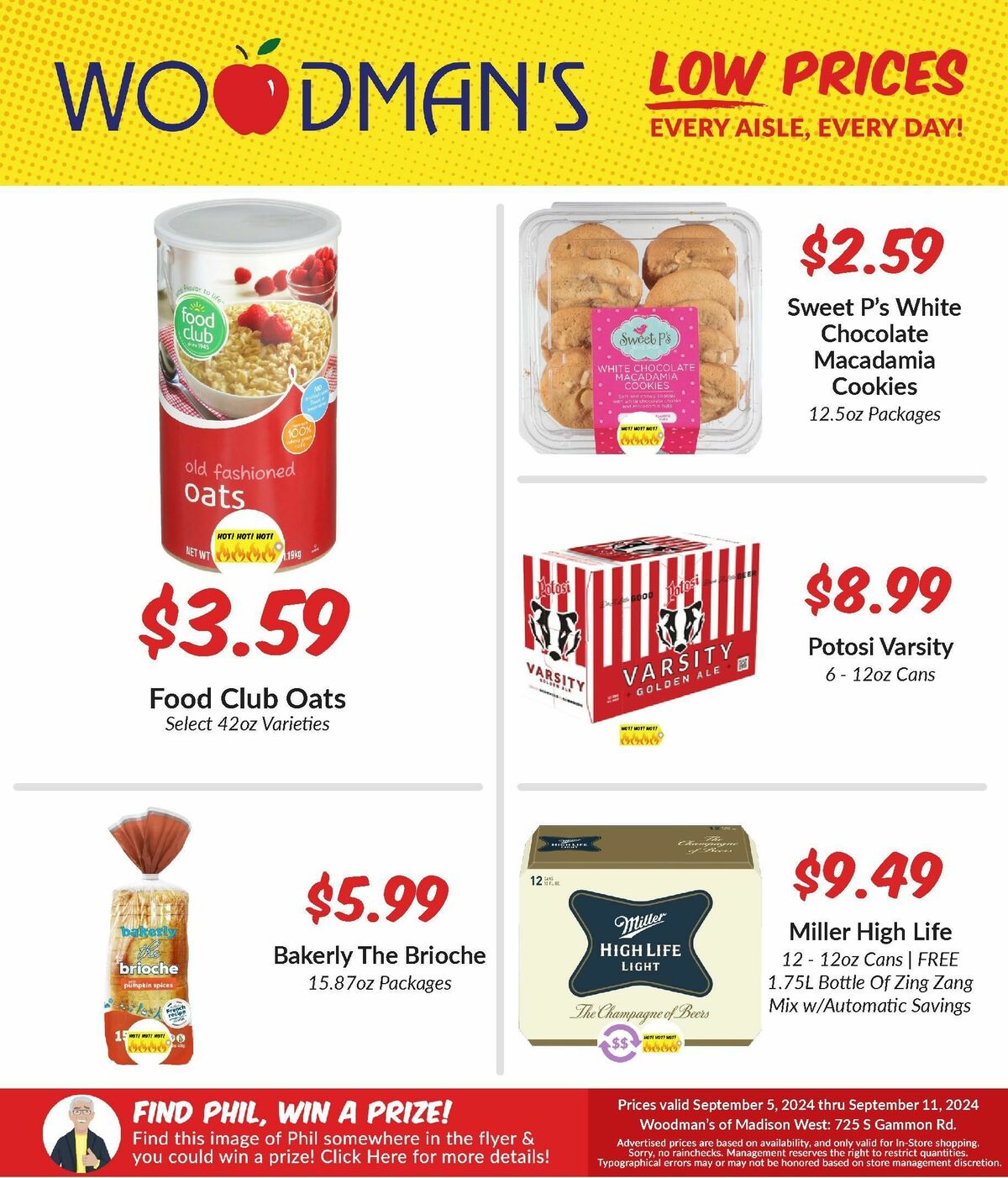 Woodmans Food Market Weekly Ad from September 5