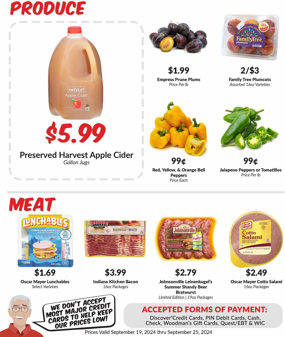 Woodmans Food Market Weekly Ad from September 19