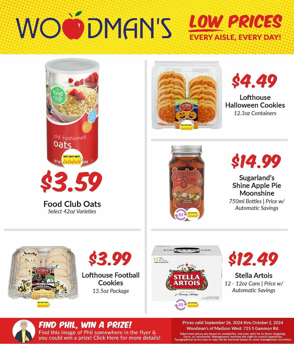 Woodmans Food Market Weekly Ad from September 26