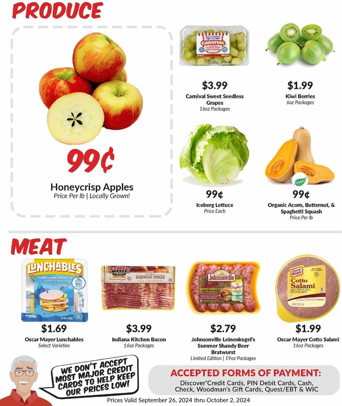 Woodmans Food Market Weekly Ad from September 26