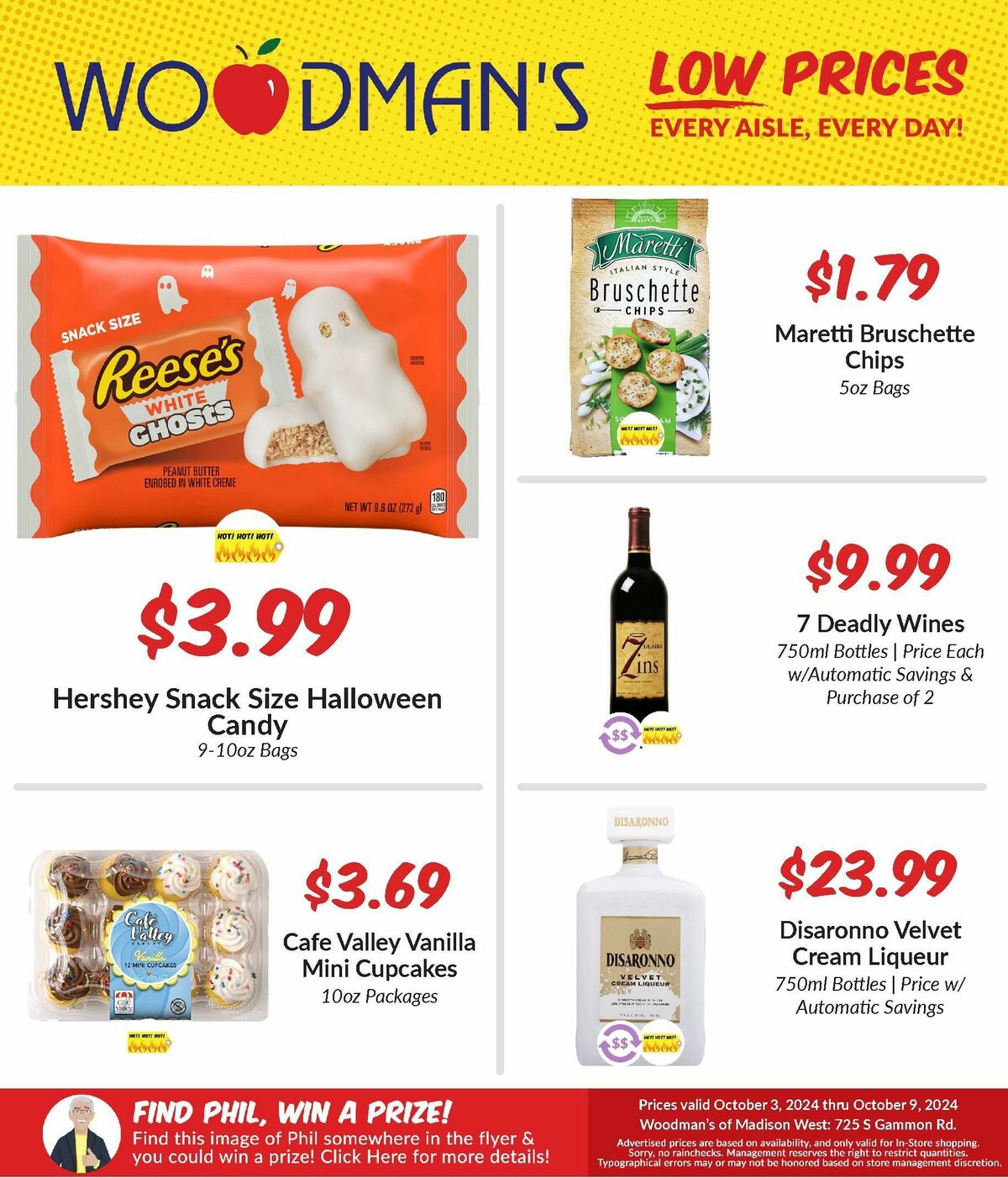 Woodmans Food Market Weekly Ad from October 3