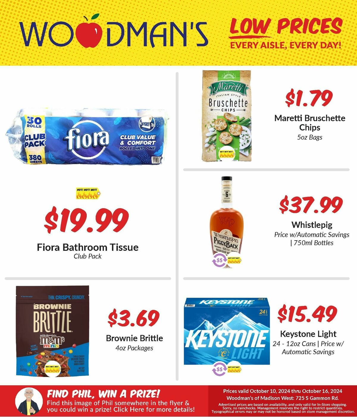 Woodmans Food Market Weekly Ad from October 10