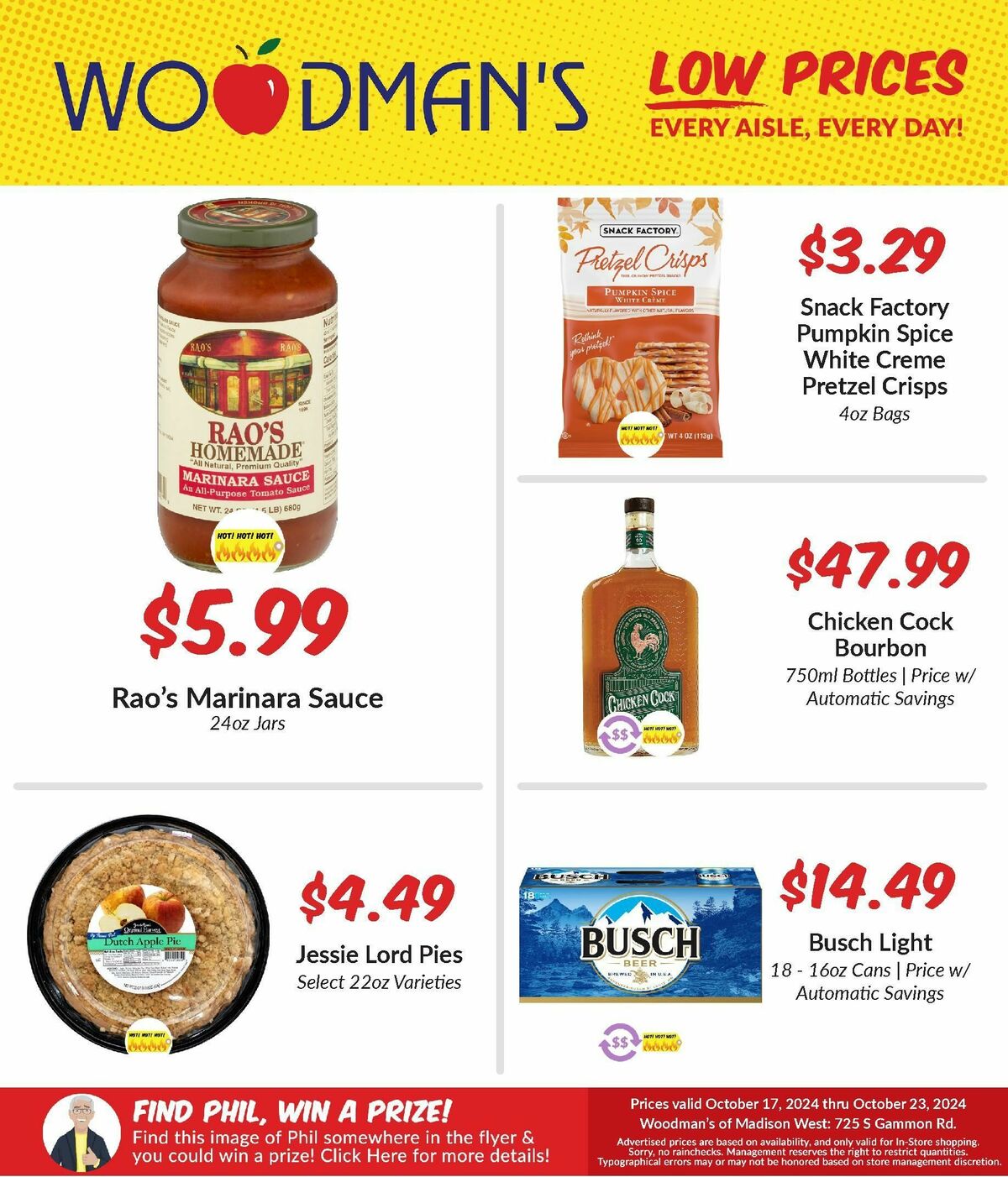 Woodmans Food Market Weekly Ad from October 17