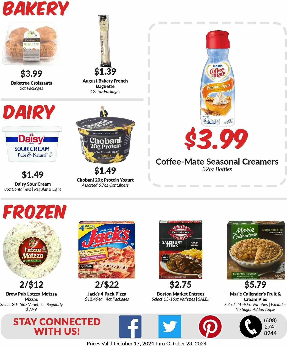 Woodmans Food Market Weekly Ad from October 17