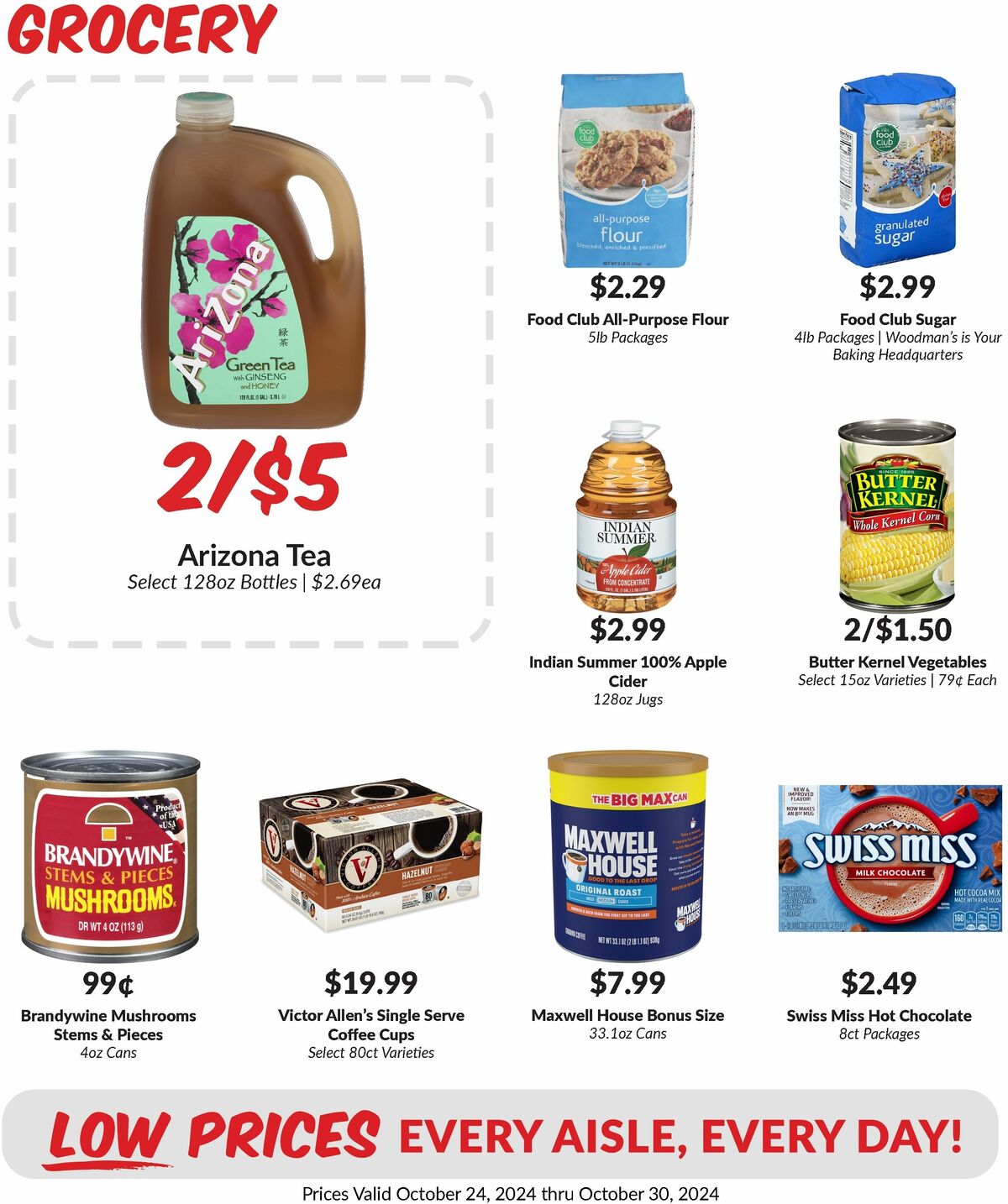 Woodmans Food Market Weekly Ad from October 24