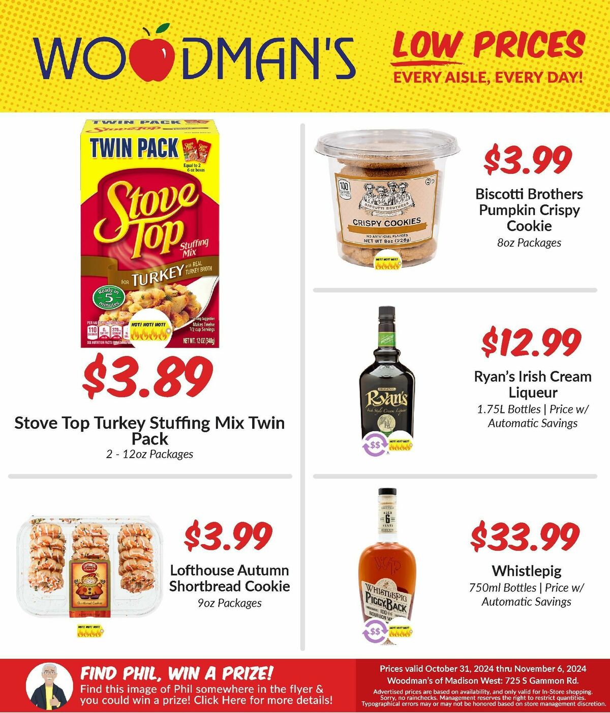 Woodmans Food Market Weekly Ad from October 31