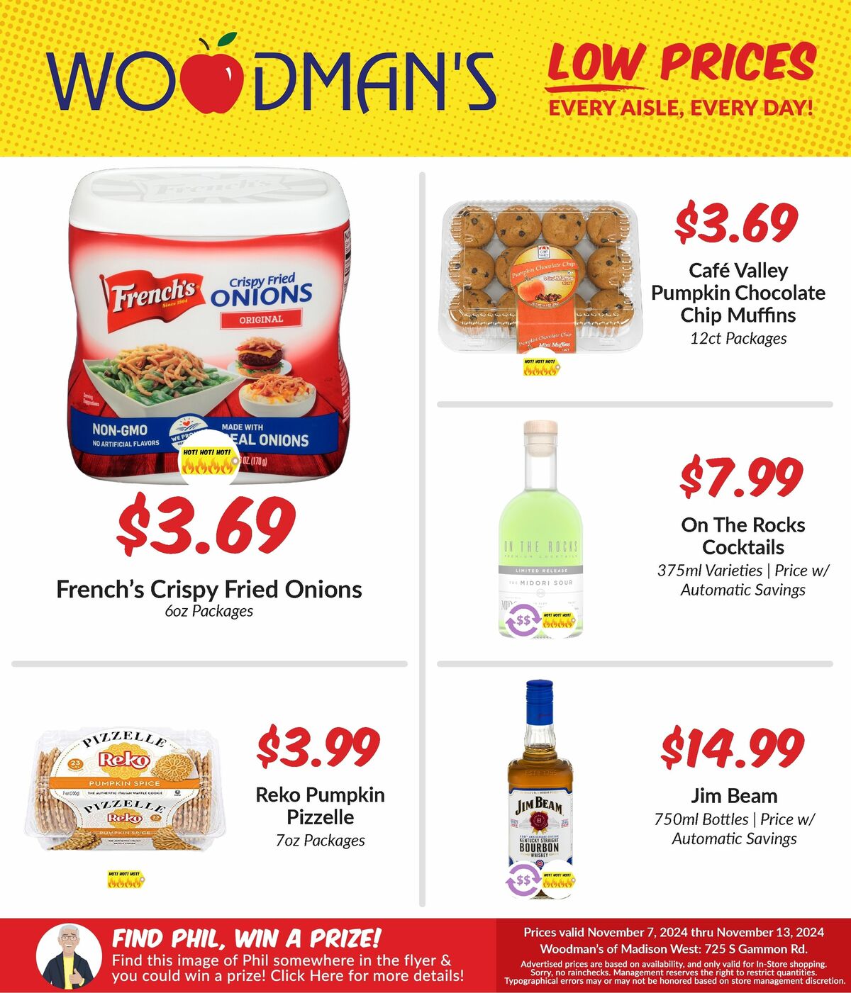 Woodmans Food Market Weekly Ad from November 7