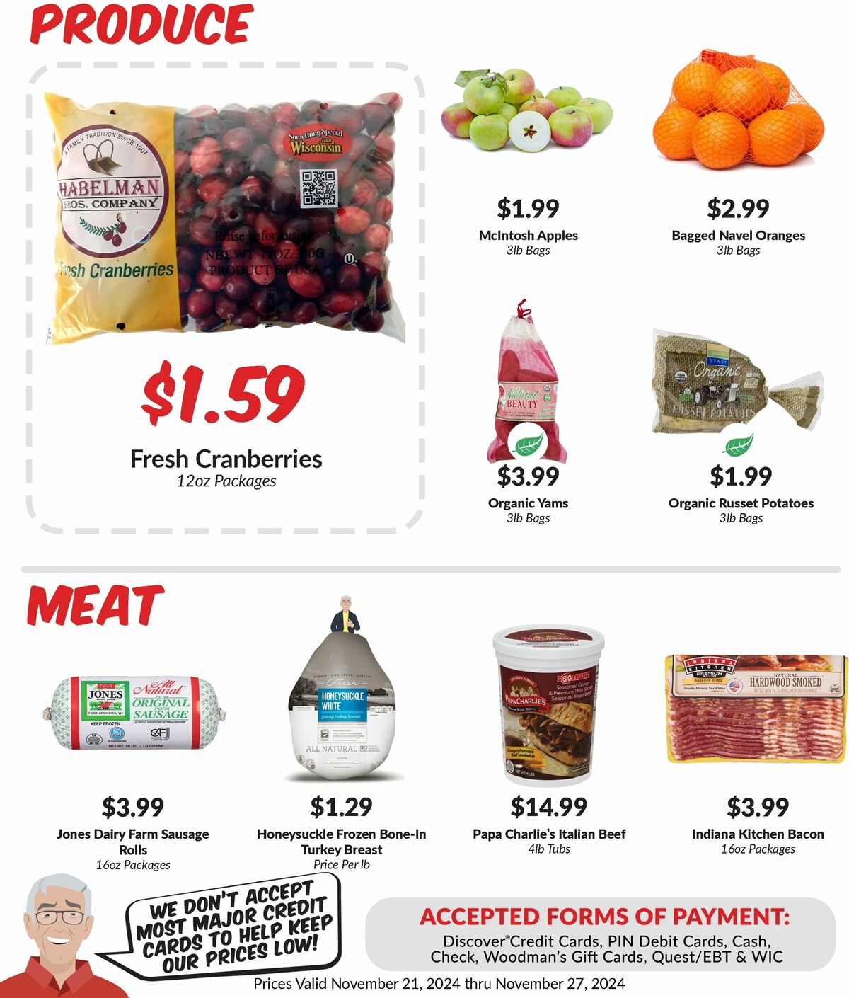 Woodmans Food Market Weekly Ad from November 21