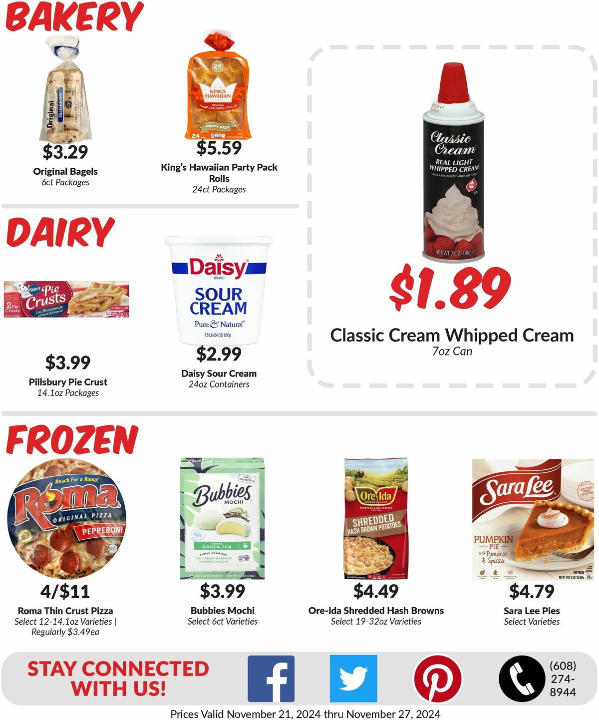 Woodmans Food Market Weekly Ad from November 21