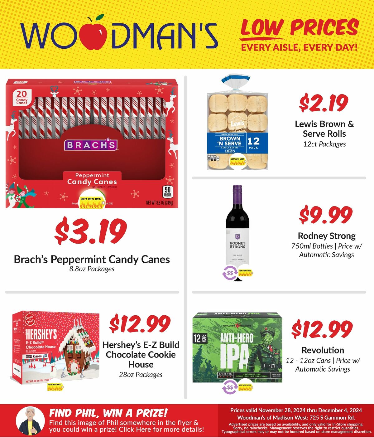 Woodmans Food Market Weekly Ad from November 28