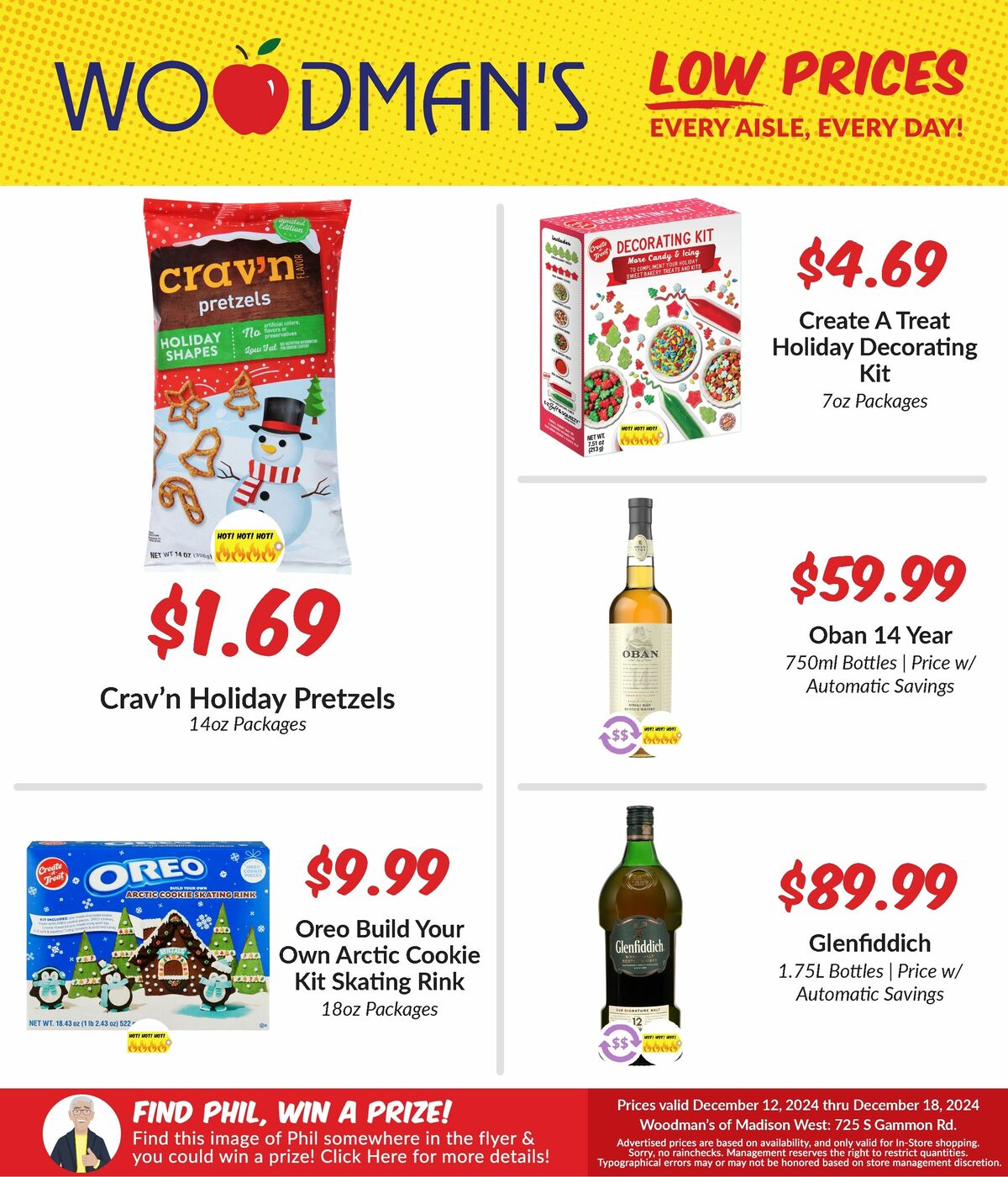 Woodmans Food Market Weekly Ad from December 12