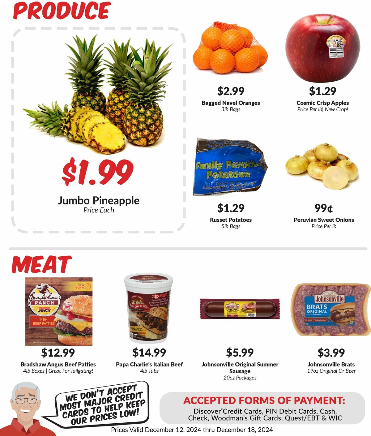 Woodmans Food Market Weekly Ad from December 12