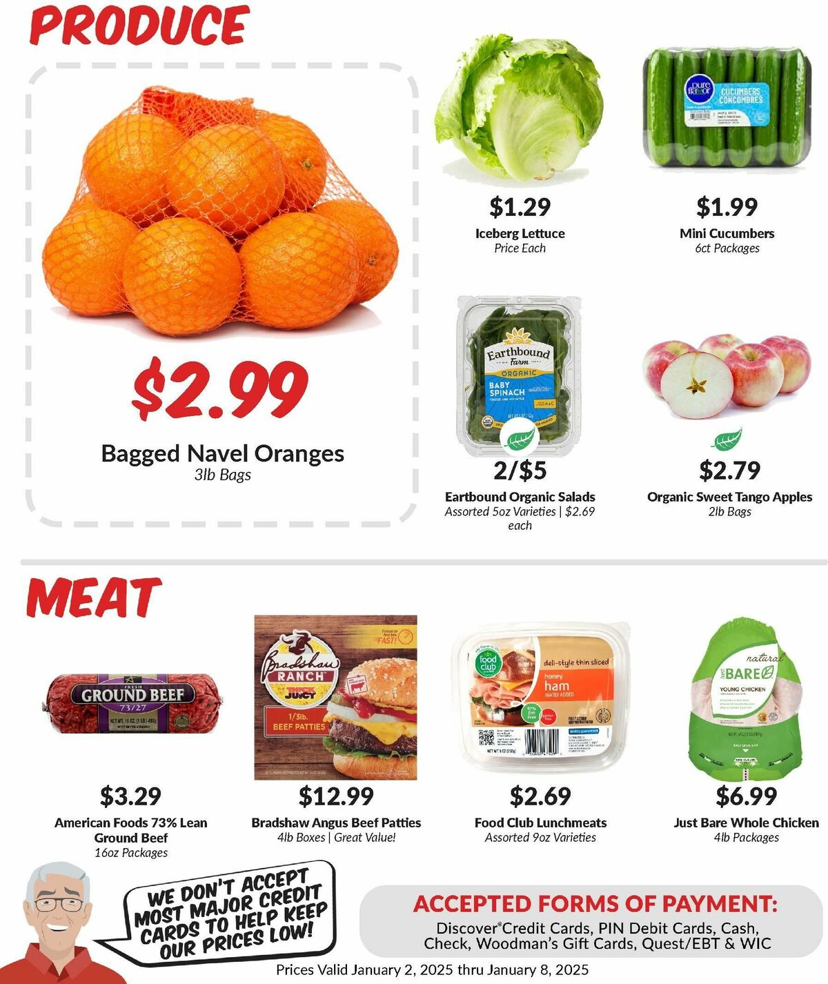 Woodmans Food Market Weekly Ad from January 2