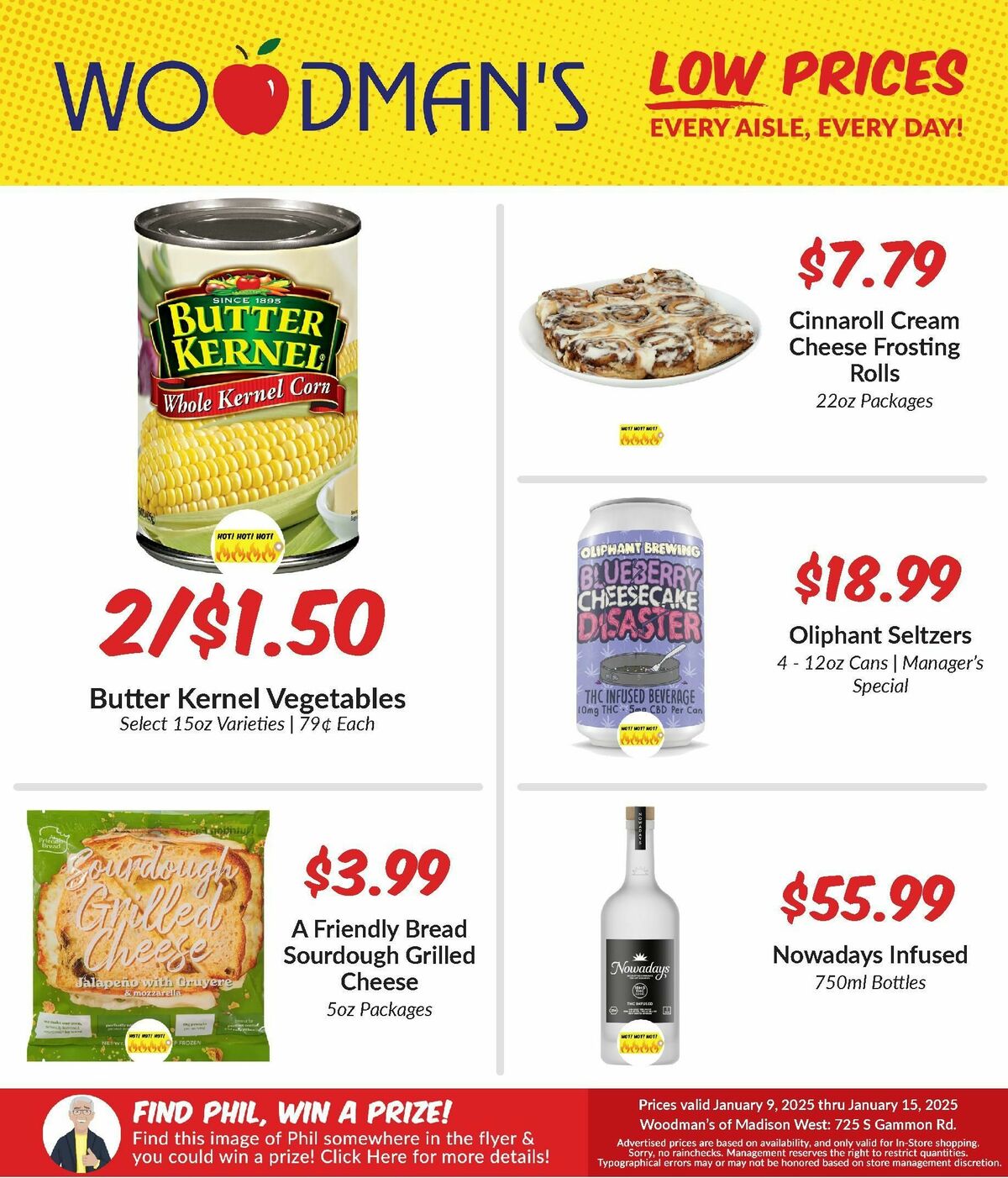 Woodmans Food Market Weekly Ad from January 9