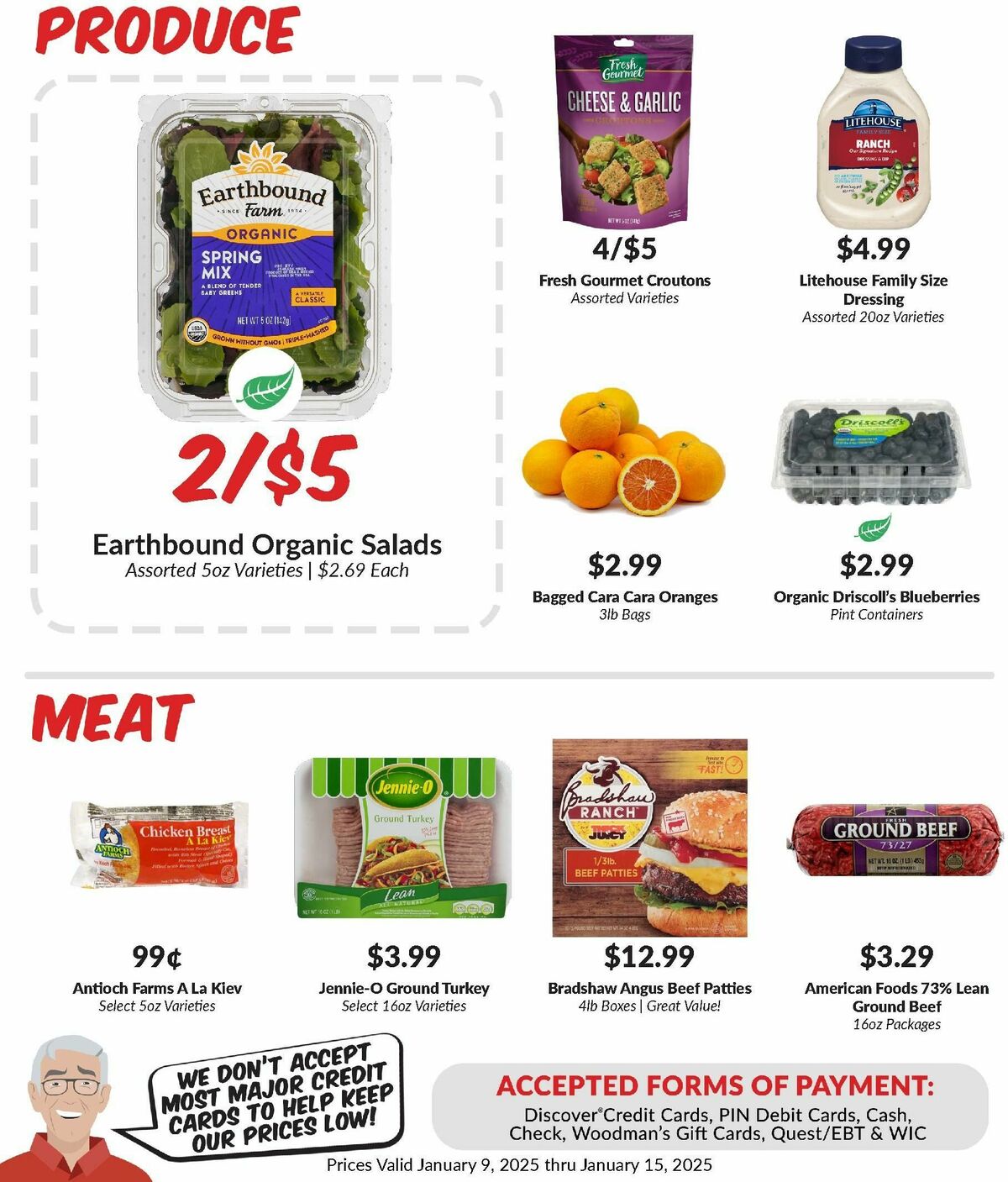 Woodmans Food Market Weekly Ad from January 9