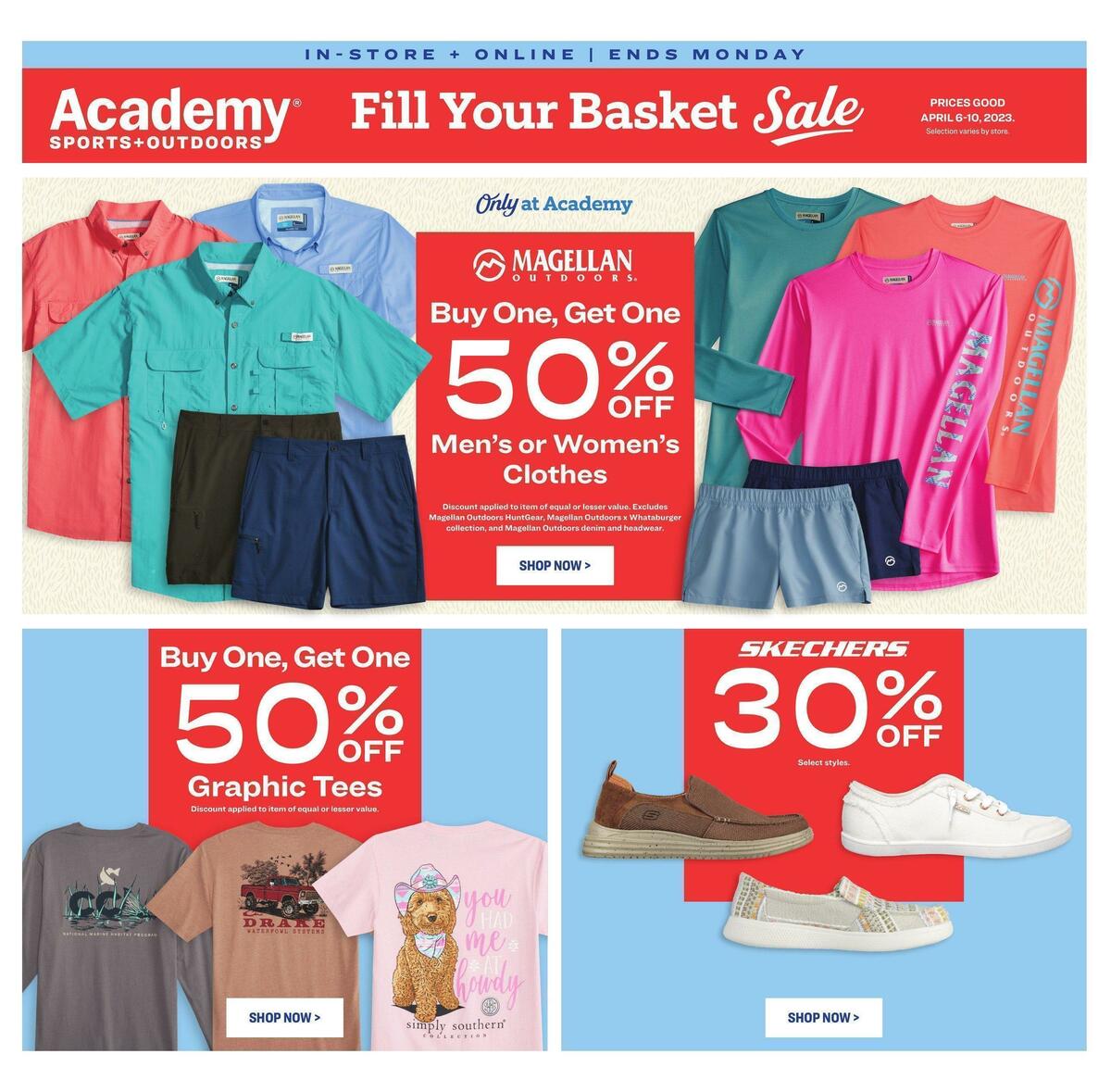 Academy Sports + Outdoors 4Day Sale Weekly Ads and Circulars from April 6