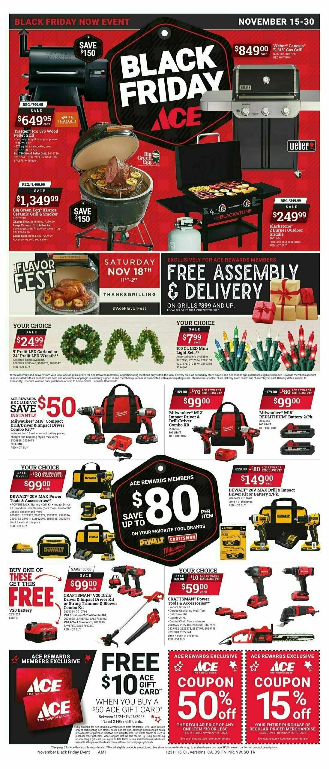 Ace Hardware Black Friday Weekly Ad & Sale from November 15