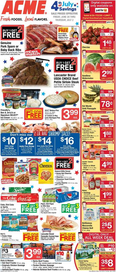 ACME Markets - Patterson, NY - Hours & Weekly Ad