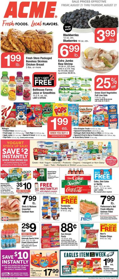 ACME Markets - Sussex, NJ - Hours & Weekly Ad