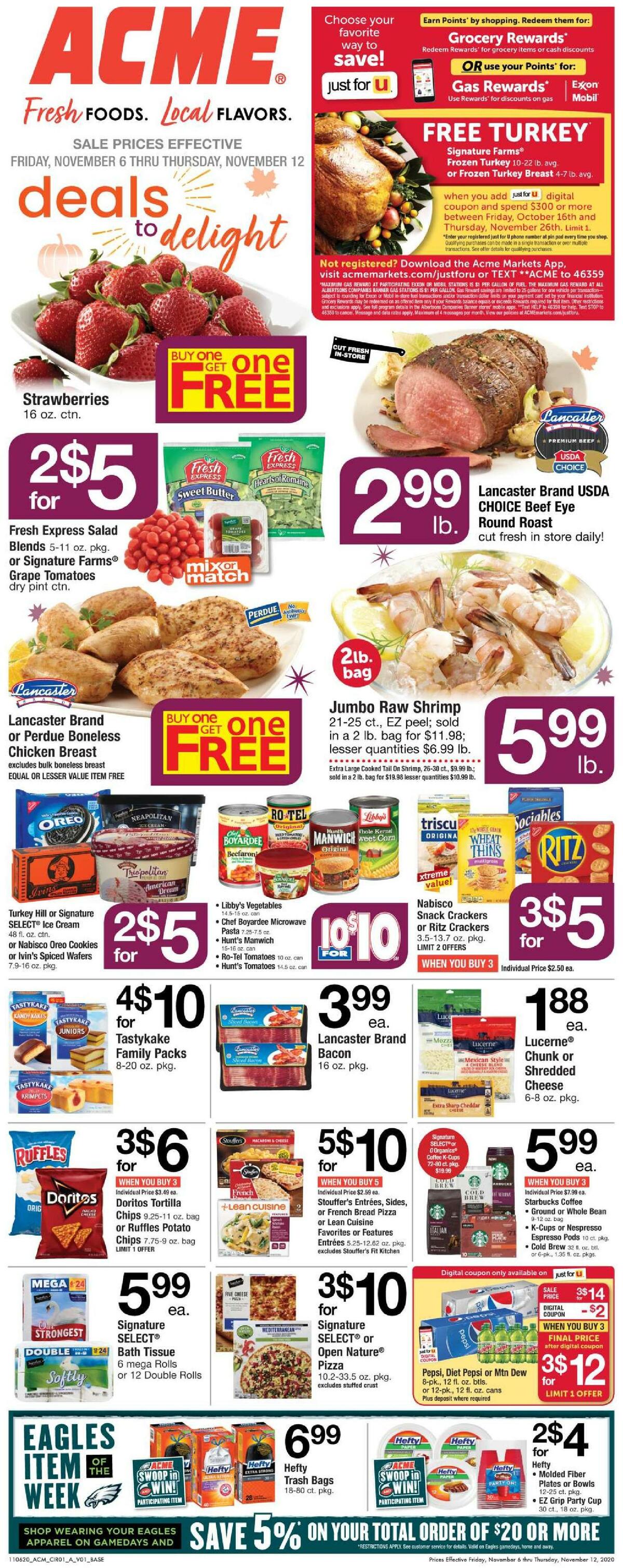ACME Markets Weekly Ads & Special Buys from November 6