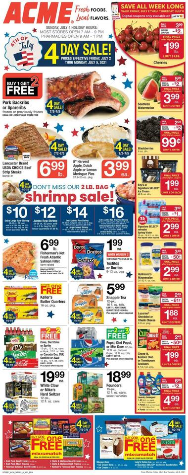 Acme Markets Pennsville Nj Hours Weekly Ad