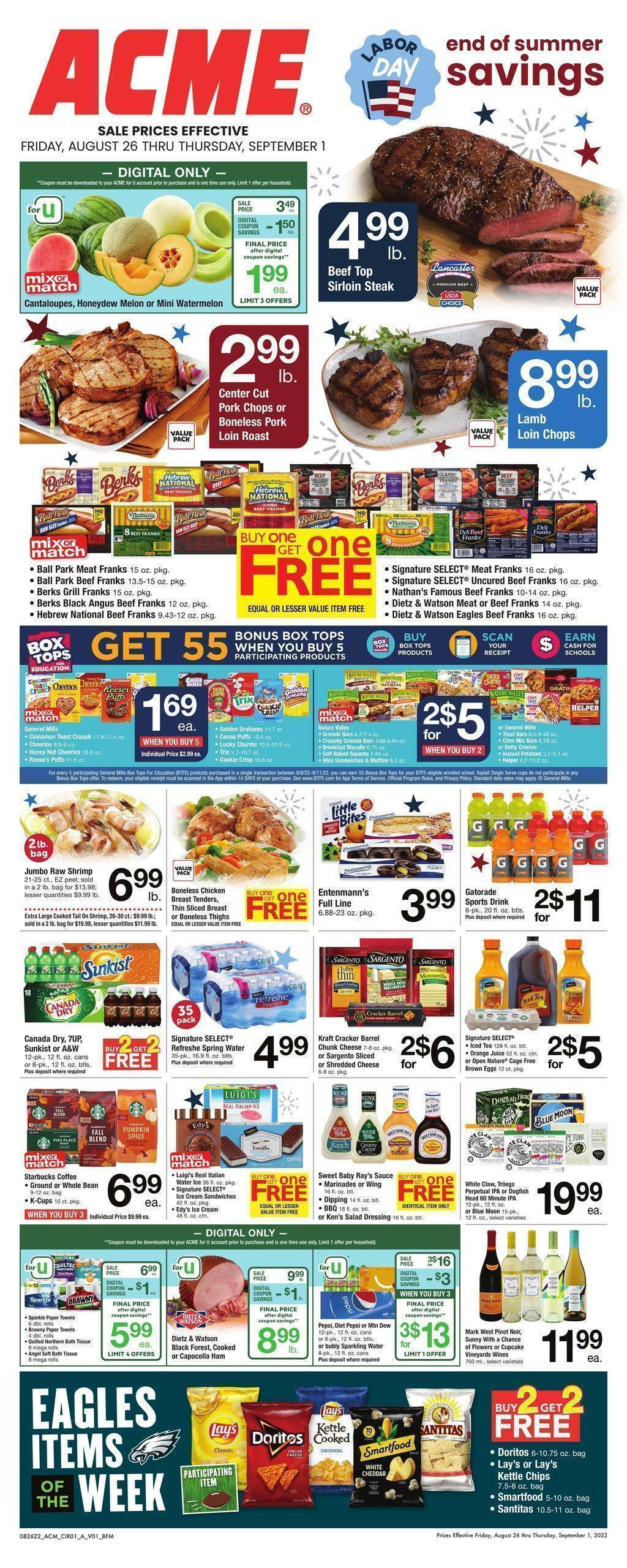 ACME Markets Weekly Ads & Special Buys from August 26