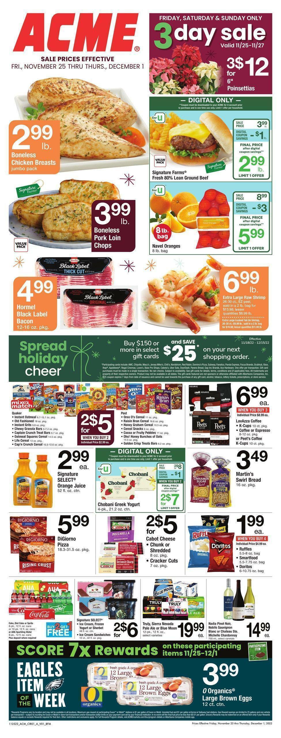 ACME Markets Weekly Ads & Special Buys from November 25